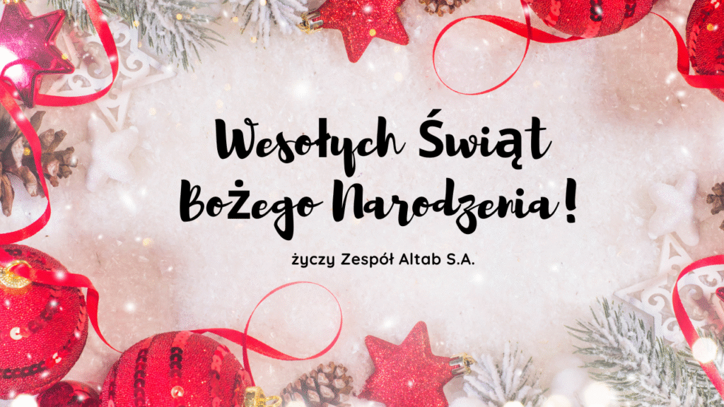 Dobrych Świąt Bożego Narodzenia