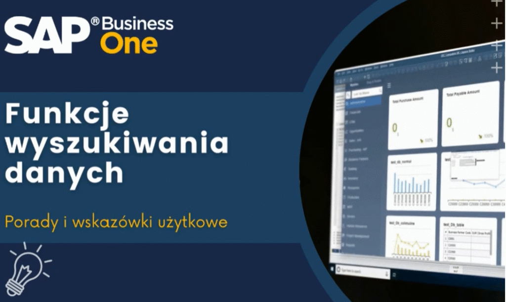 Funkcje wyszukiwania w SAP Business One