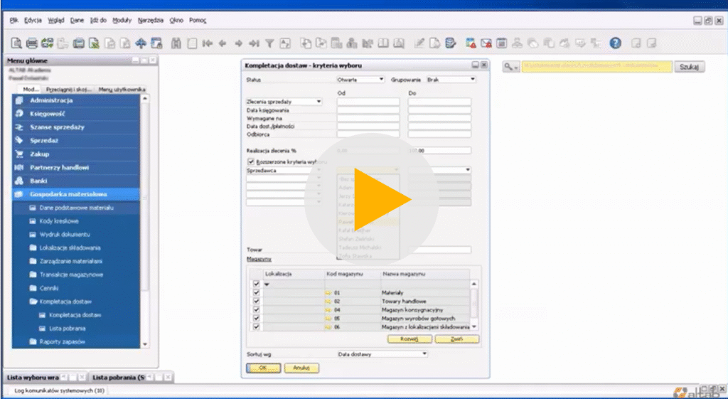 Kompletacja dostaw z pomocą SAP Business One