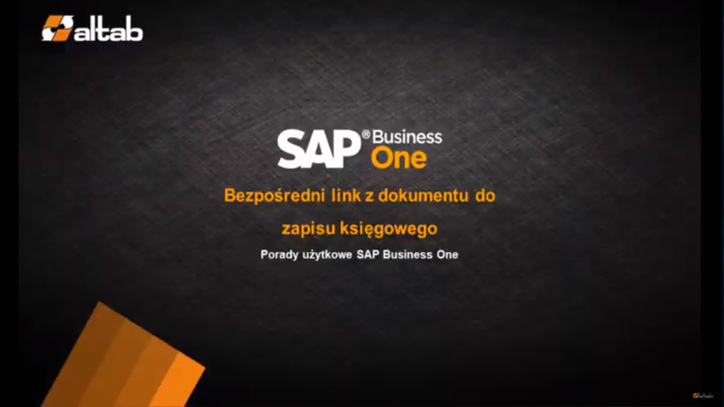 Bezpośredni link z dokumentu do zapisu księgowego