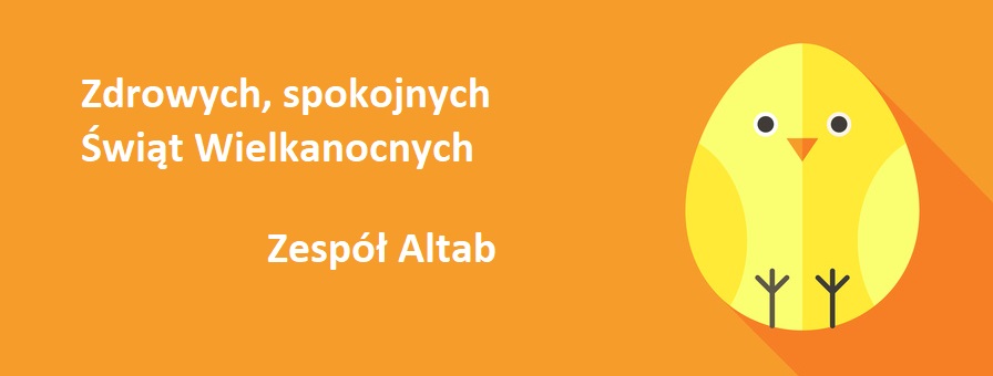 pogodnych świąt Wielkanocnych życzy Altab